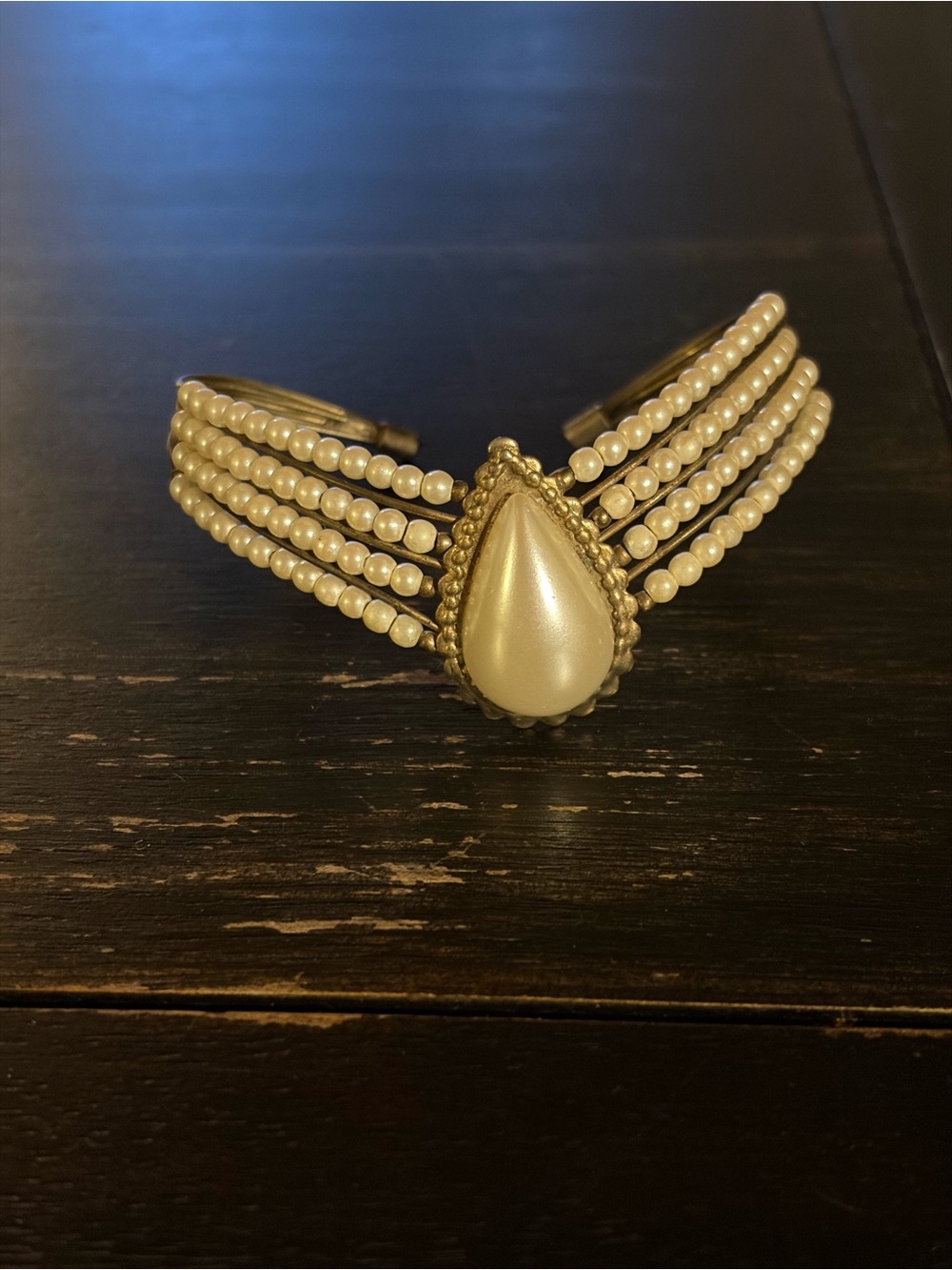 Vintage Faux Pearl Bracelet